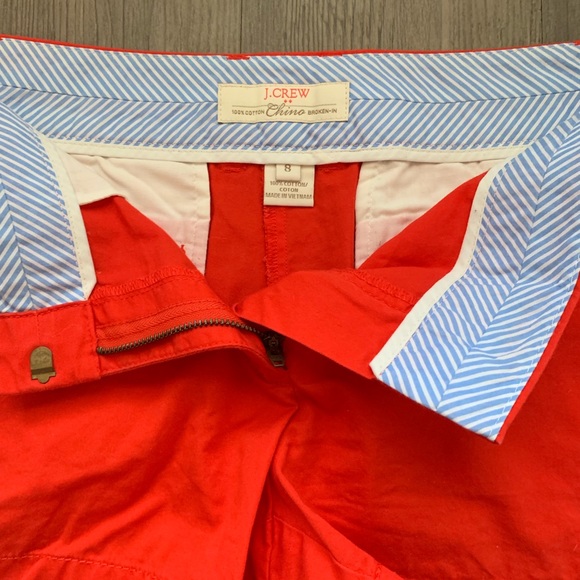 J.Crew Red Chino Shorts - Picture 2 of 2